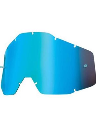 Goggle Shop 100% Mirror Tear off Lens, Mirror Blue