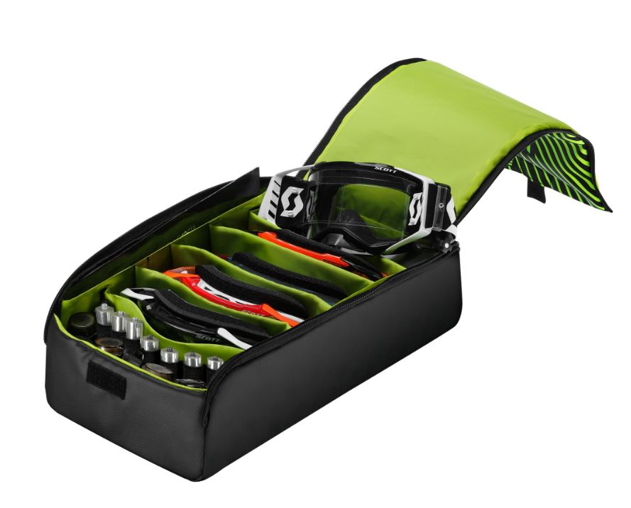 Scott Goggle Case, Black / Neon