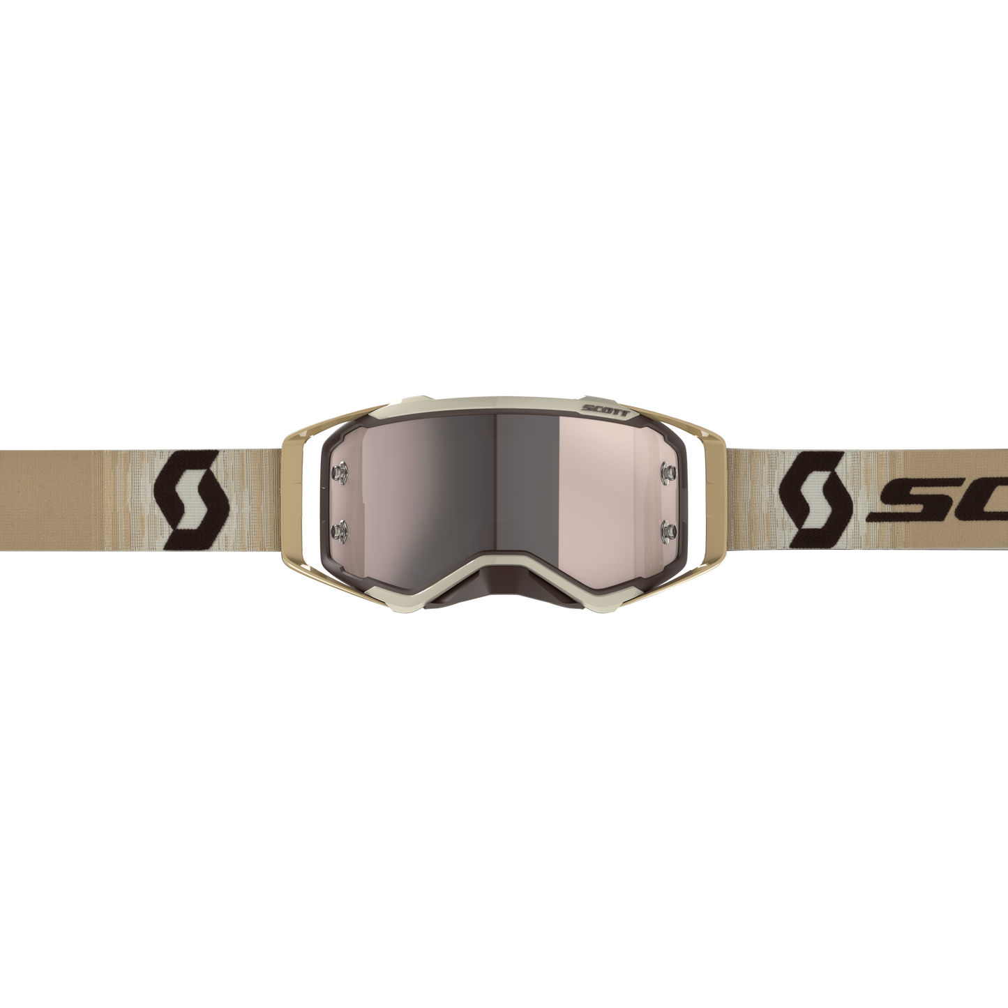 Scott Prospect Goggle, Beige / Brown – Silver Chrome Works lens