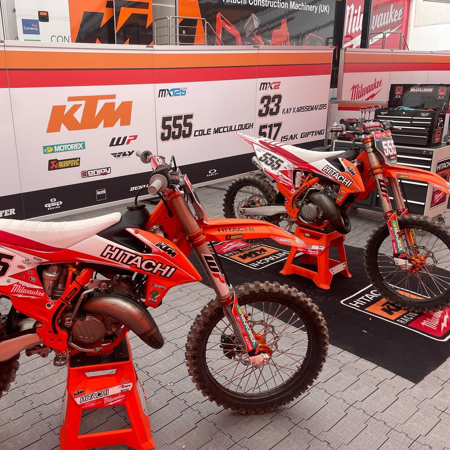 Enjoy Manufacturing KTM Graphics Kit SX SXF 2019 - 2022, Hitachi