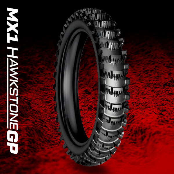 Plews Tyres MX1 HAWKSTONE GP Soft Rear - 110 / 90 – 19 - motocross4u