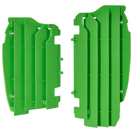 Polisport Kawasaki Radiator Louvers KXF 450 2012 - 2015, Green