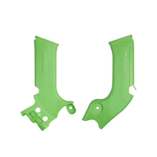 Polisport Kawasaki Frame Guards KX 250 2021 - 2022 KX 450 2019 - 22, Green