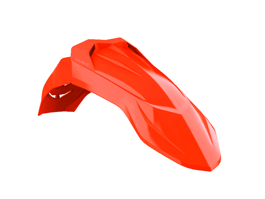 Polisport Universal Supermoto Front fender Vented Orange