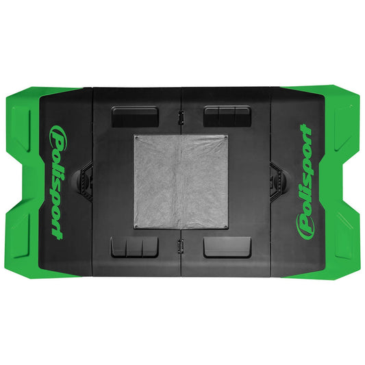 Polisport Bike Mat Foldable Plastic Mat, Green