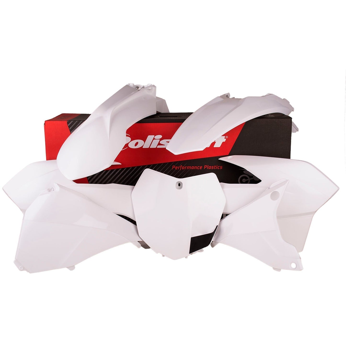 Polisport KTM Plastic Kit EXC EXCF 2014 - 2016, All White