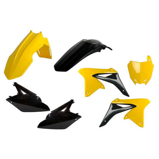 Polisport Suzuki Plastic Kit RMZ 250 2010 - 2018, OEM & Black