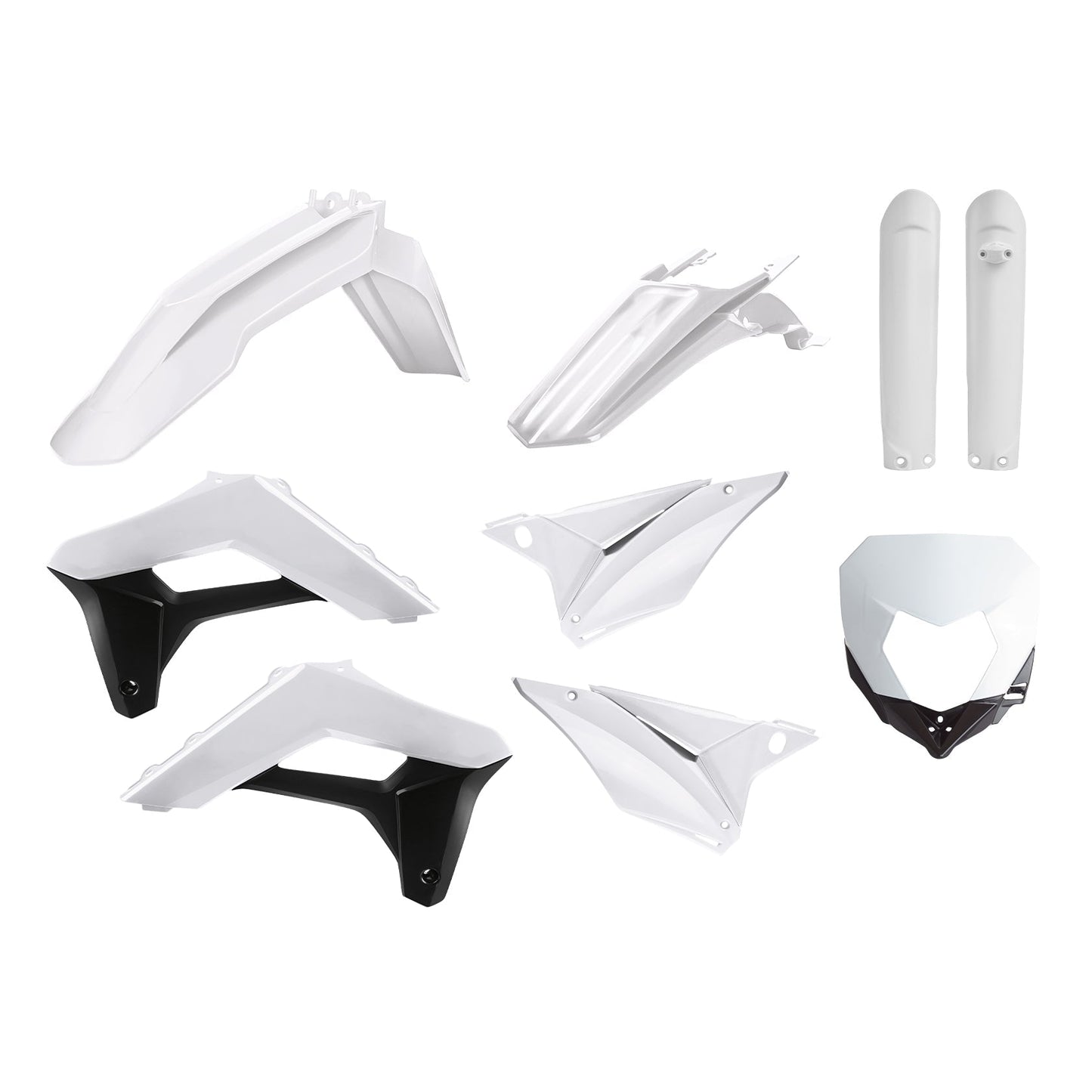 Polisport Sherco Plastic Kit SER SEFR 2017 - 2022, White