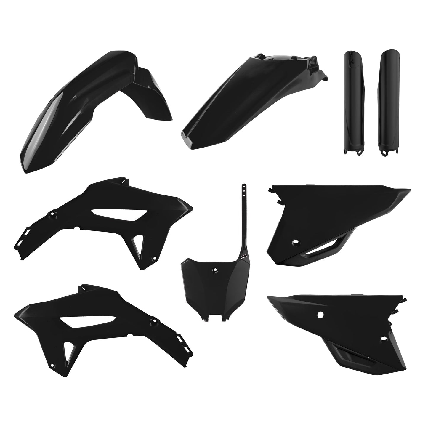 Polisport Honda Plastic Kit CRF 250 R 2022 - 2023 CRF 450 R 2021 - 23, Black