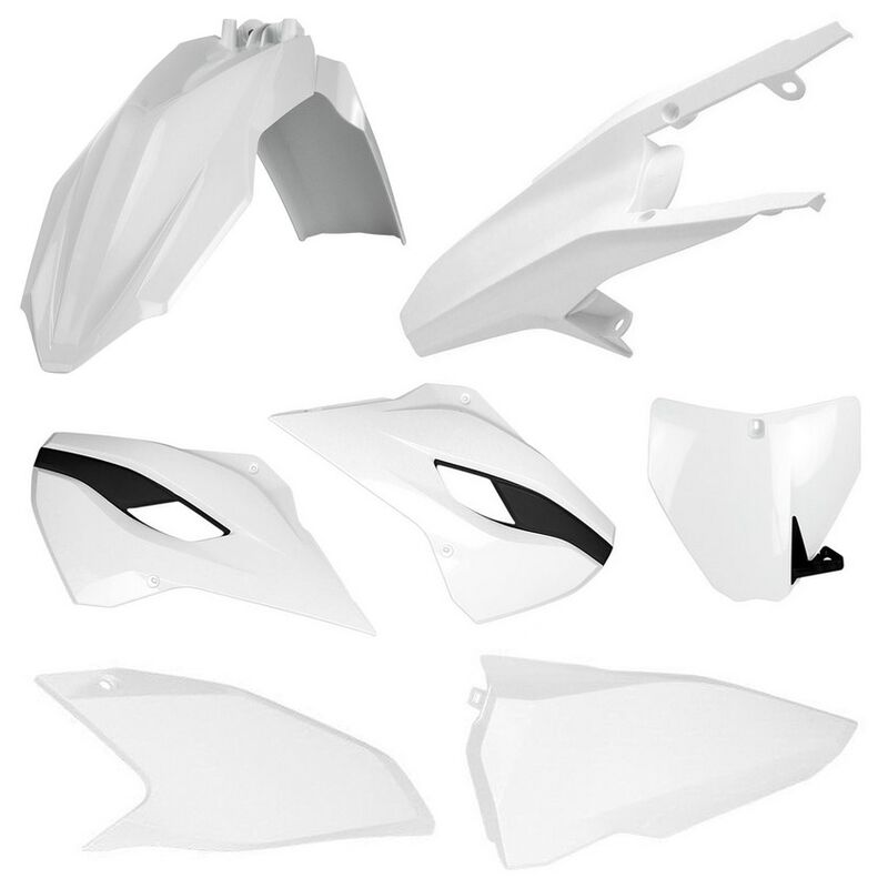 Polisport Husqvarna Plastic Kit TC FC 2014 - 2015 TC 250 2014 - 2016, White