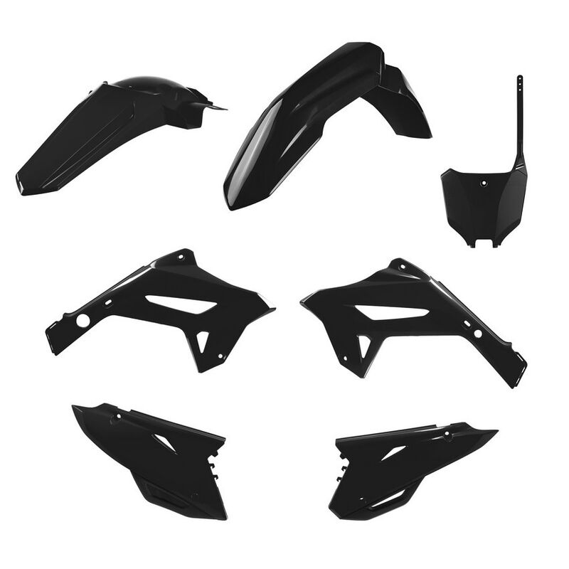 Polisport Honda Restyle Plastic Kit CR 125 CR 250 2000 - 2001, Black