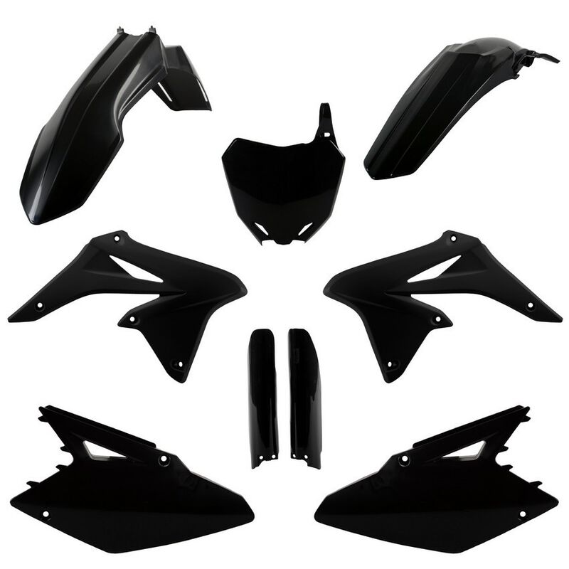 Polisport Suzuki Plastic Kit with Fork Guards RMZ 250 2010 - 2018, Black