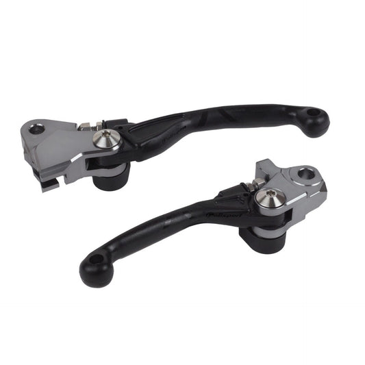 Polisport Husqvarna Pivot Lever Set TC 125 2014 - 2021 FC 250 350 450 2016 – 21 TE FE TX FX 2017 – 2018, Black