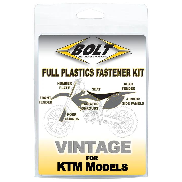 Bolt Motorcycle Hardware KTM Plastics Fastener Bolt Kit SX EXC 1998 - 2002 - motocross4u