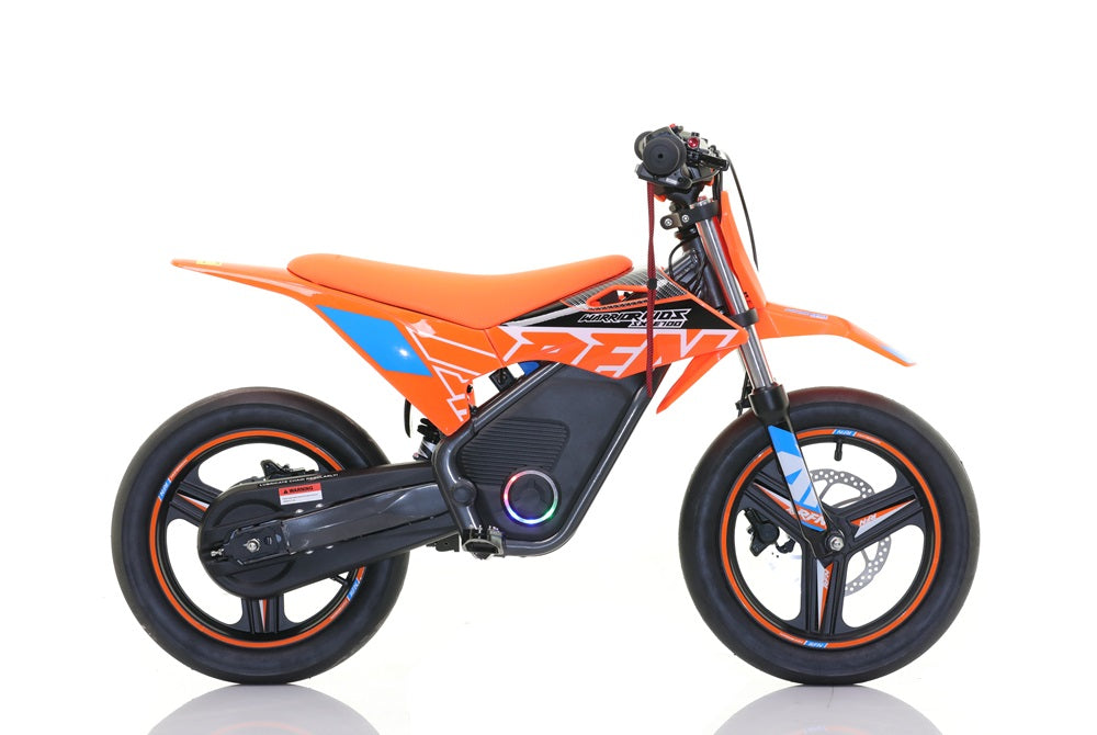 RFN Warrior SX-E700 R SM Kids Electric Supermoto Bike - 700W / 36V / 7.5Ah