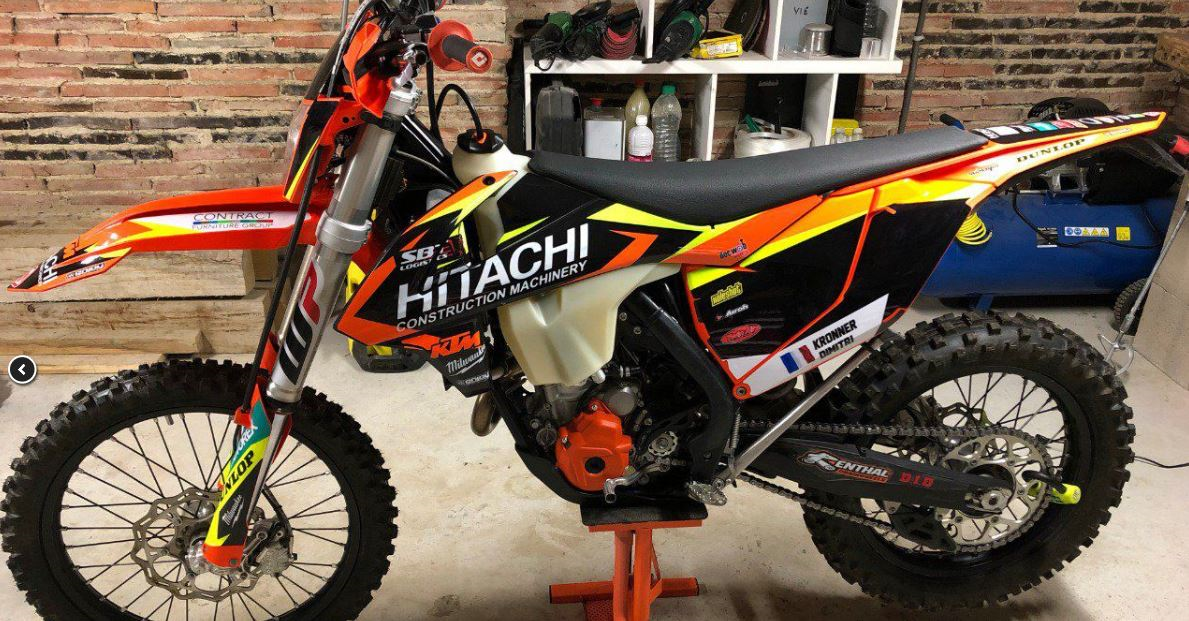 Enjoy Manufacturing KTM Graphics Kit SX SXF 2016 - 2018 SX 250 2017 - 18, Hitachi