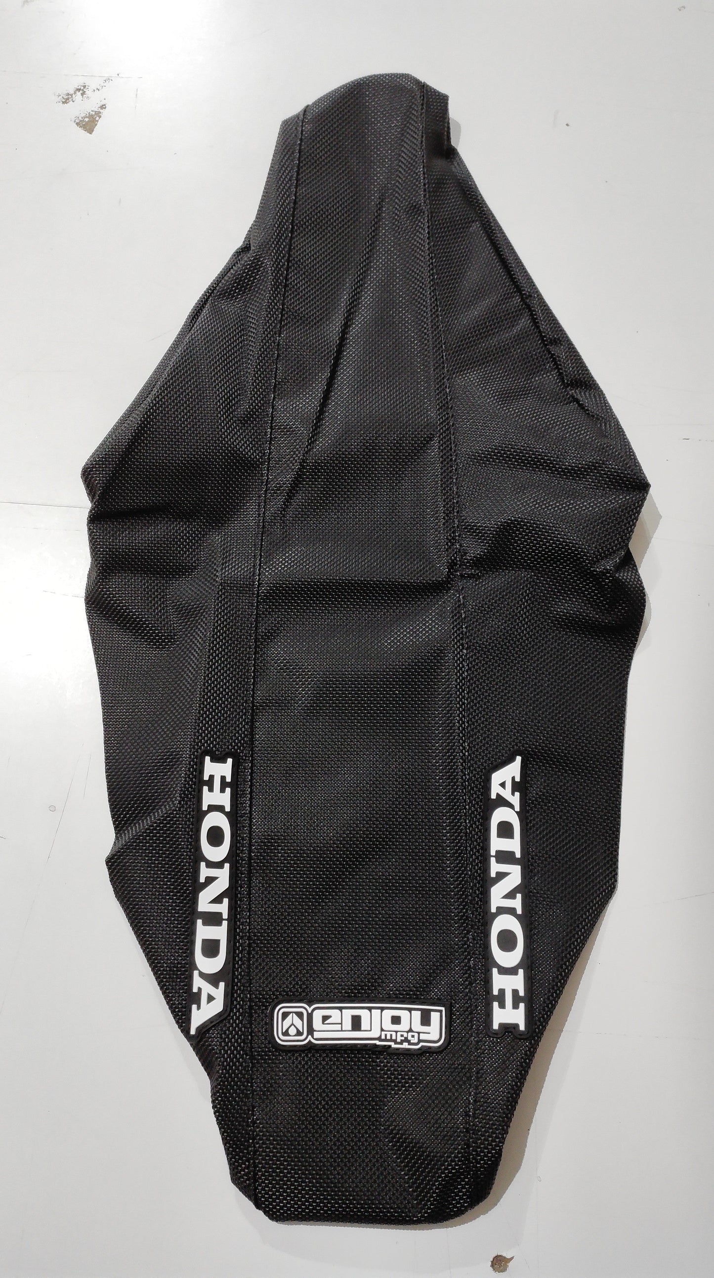 Enjoy Manufacturing Honda Seat Cover CR 125 CR 250 2002 - 2007 STD Logo, All Black