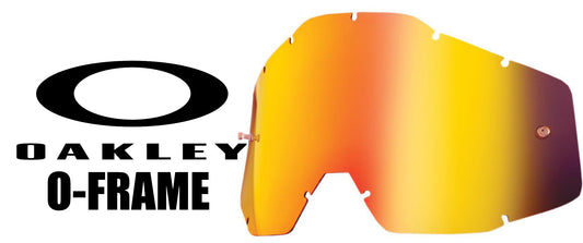 Goggle Shop Oakley O Frame / 2000 Mirror Tear off Lens, Red Inferno