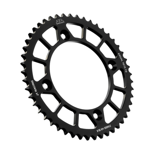 JT Sprockets Aluminium Rear Sprocket KTM SX 85 2004 - 2023 Husqvarna TC 85 2015 - 23 Gas Gas MC 85 2021 - 23, Black, 49T