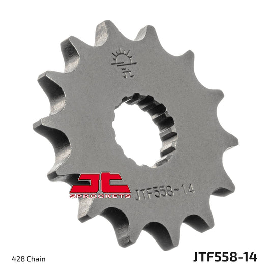 JT Sprockets Steel Front Sprocket Yamaha YZ 85 2002 - 2023, 14T