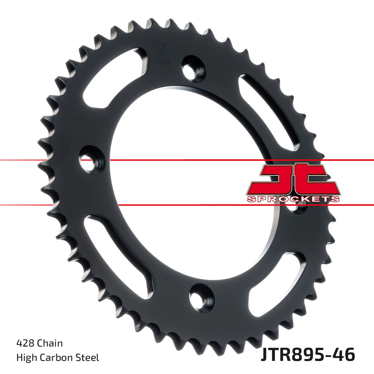 JT Sprockets Steel Rear Sprocket KTM SX 85 2004 - 2023 Husqvarna TC 85 2015 - 23 Gas Gas MC 85 2021 - 23, 46T