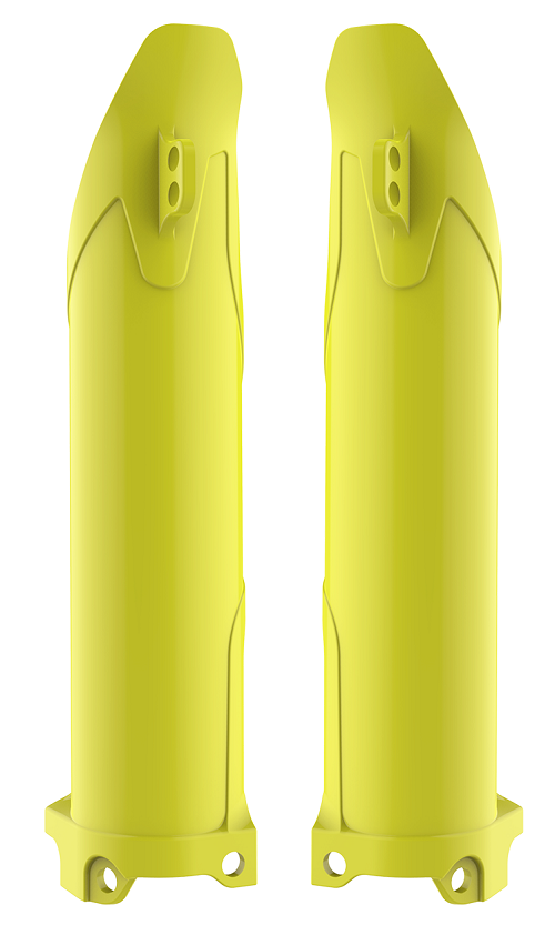 Polisport Kawasaki Fork Guards KXF 250 450 2009 - 2022, Fluo Yellow