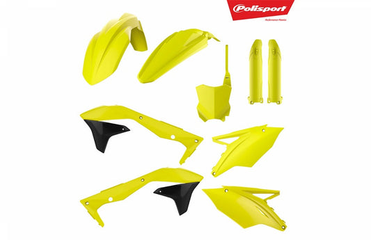 Polisport Kawasaki Plastic Kit KXF 450 2016 - 2018, Neon