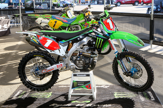 Enjoy Manufacturing Kawasaki Graphics Kit KXF 450 2009 - 2011, Monster Energy