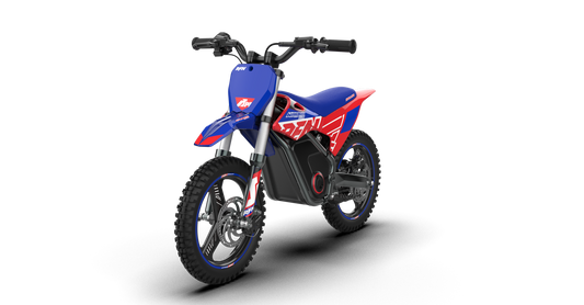 RFN Warrior SX-E500 Electric Bike - 500w / 36v / 5ah - Blue / Red