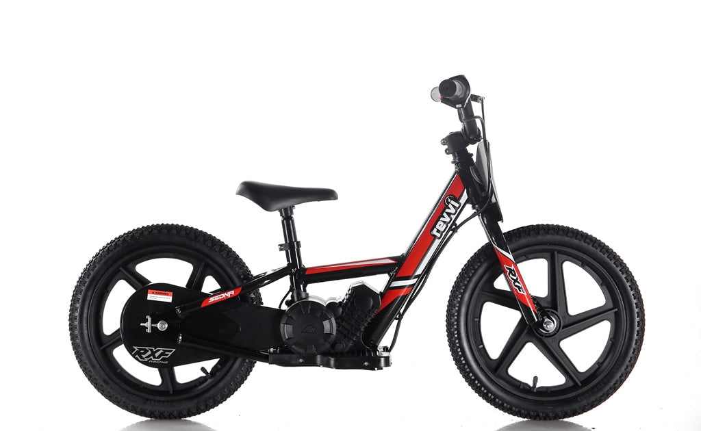 New Model 250w Revvi 16" Electric Balance Bike - Red - motocross4u