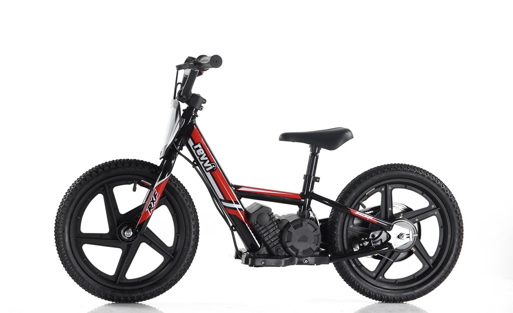 New Model 250w Revvi 16" Electric Balance Bike - Red - motocross4u