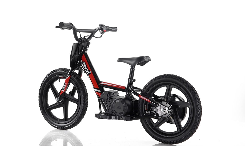 New Model 250w Revvi 16" Electric Balance Bike - Red - motocross4u