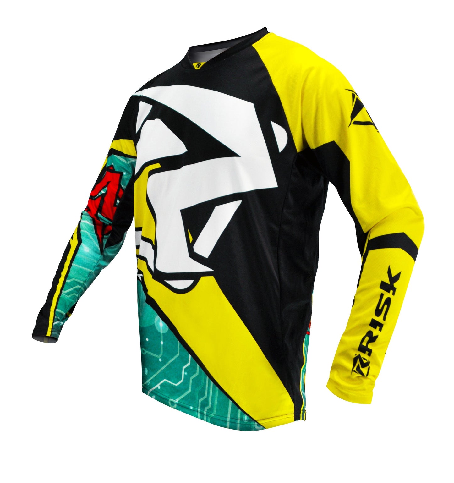 Risk Racing Ventilate Jersey, Digital, Large