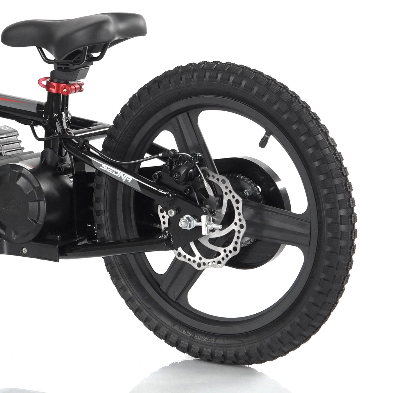 Revvi 16" Plus Electric Balance Bike - Black - motocross4u