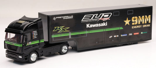 New Ray Toys 1:43 9 mm Bud Racing Kawasaki Team Truck