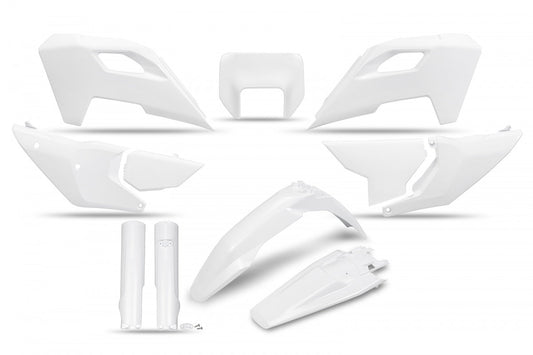 UFO Plastic Kit Husqvarna TE FE 2024, White