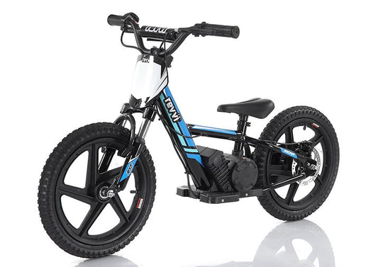 Revvi 16" Plus Electric Balance Bike - Blue - motocross4u