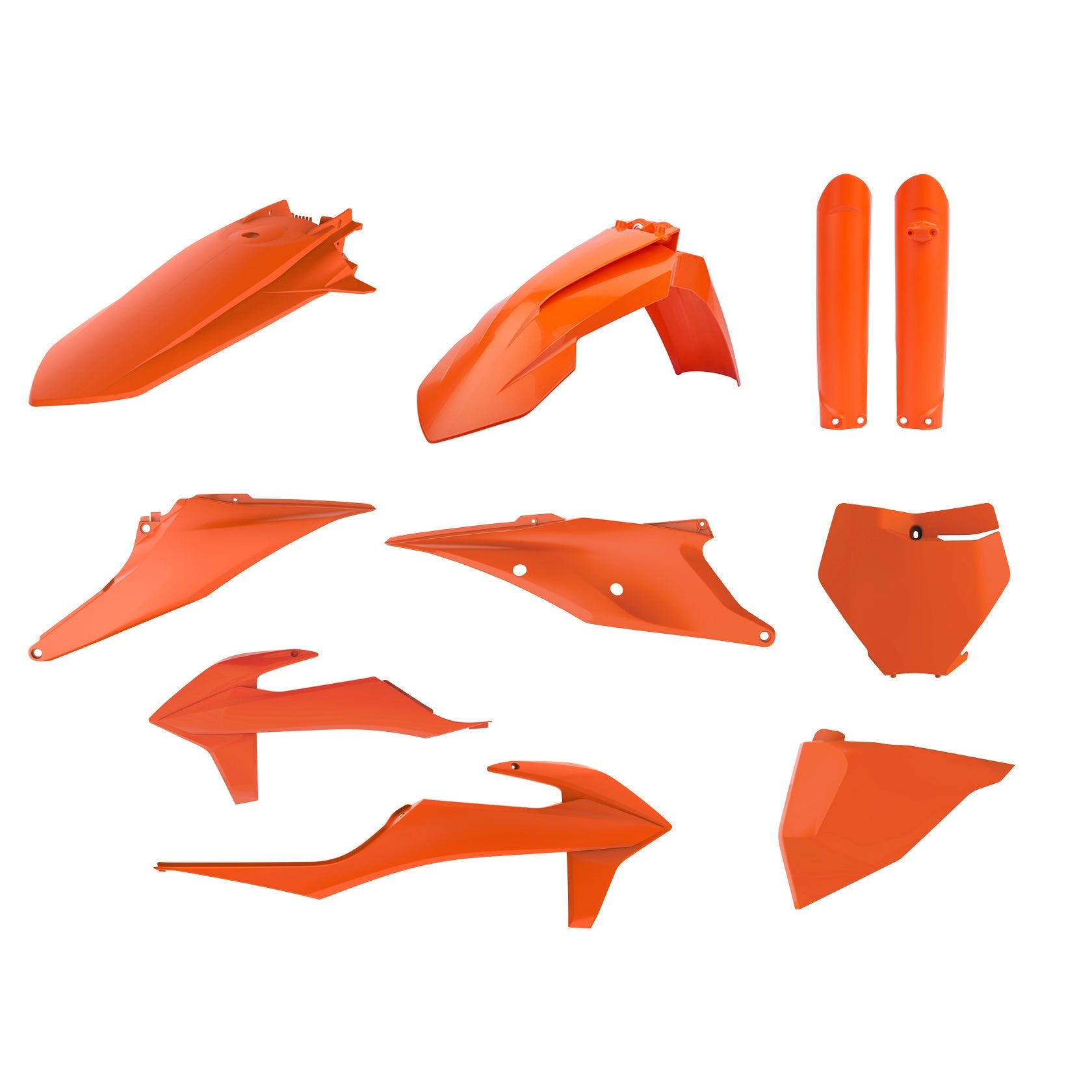 Polisport KTM Plastic Kit SX SXF 2019 - 2022, All Orange