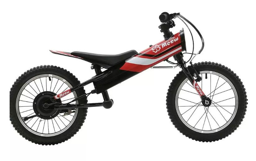 Yotsuba Black Kids 12" Electric Balance Bike Red / Blue - motocross4u